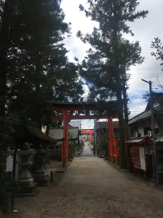 宇太水分神社の鳥居