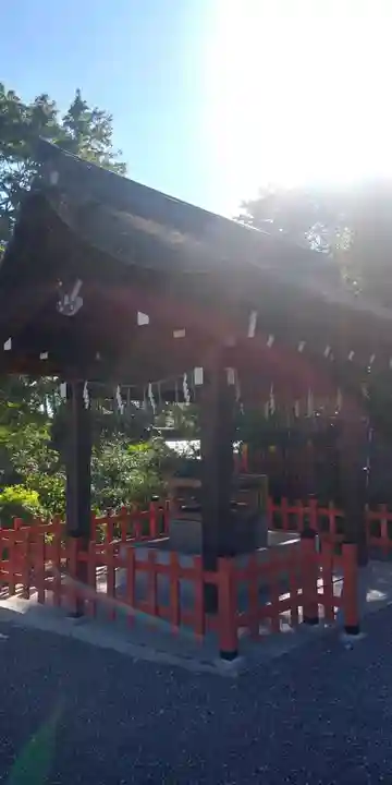 建勲神社の手水舎