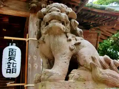 下総国三山　二宮神社の狛犬