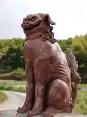 安仁神社の狛犬