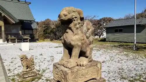 天塩厳島神社の狛犬