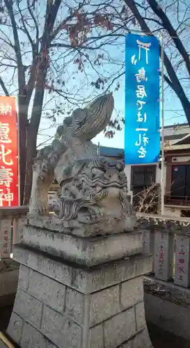 大鳥神社の狛犬