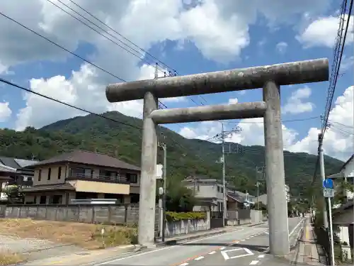 山梨縣護國神社の鳥居
