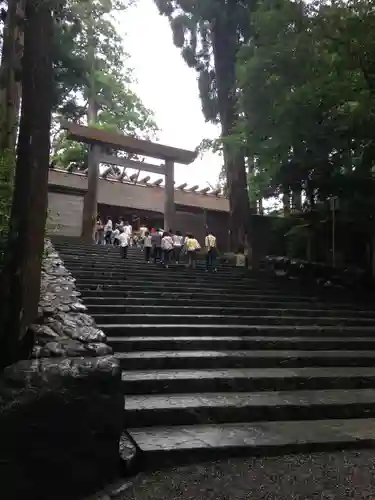 伊勢神宮内宮（皇大神宮）の鳥居