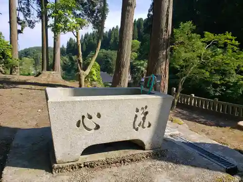 頭川神社の手水