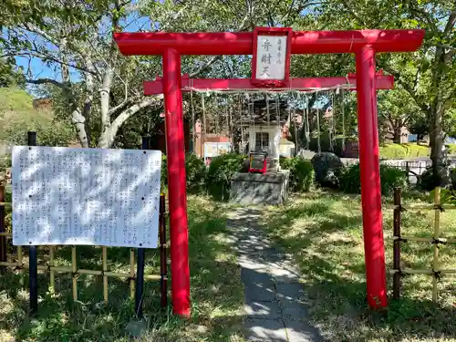 蓮華寺池弁天の鳥居