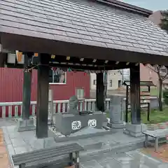 新川皇大神社の手水