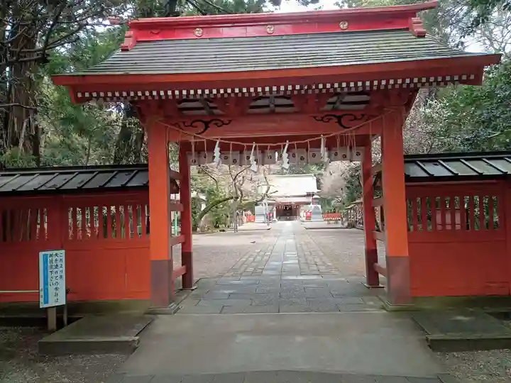 息栖神社の山門・神門