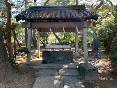 篠山神社の手水舎
