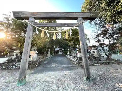 小許曽神社の鳥居