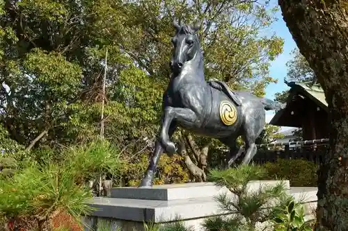 誉田八幡宮の狛犬