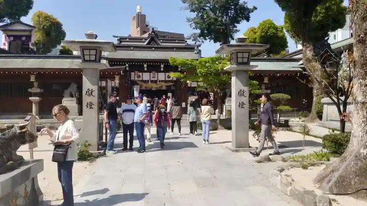 櫛田神社の庭園