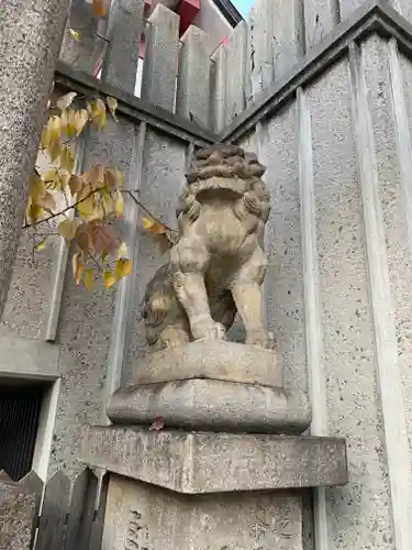 綱敷天神社御旅社の狛犬