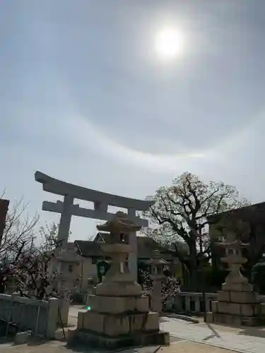 打出天神社の鳥居