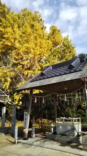 鎌数伊勢大神宮の手水舎