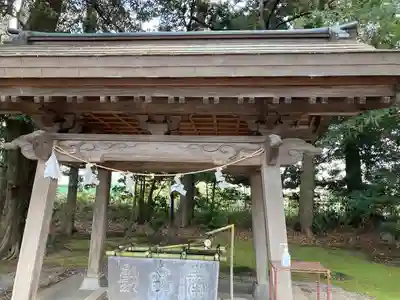 朝日森天満宮の手水舎