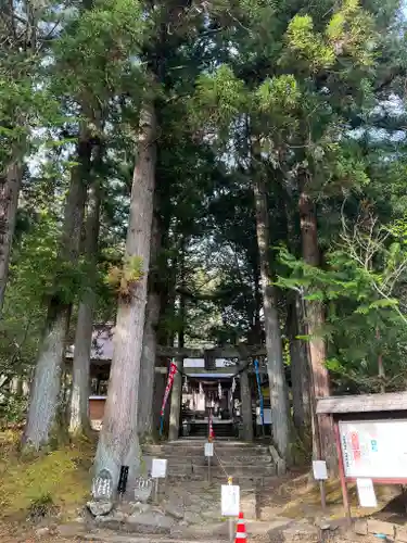 駒ヶ嶽神社（前宮）の鳥居