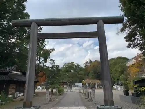 滋賀県護国神社の鳥居