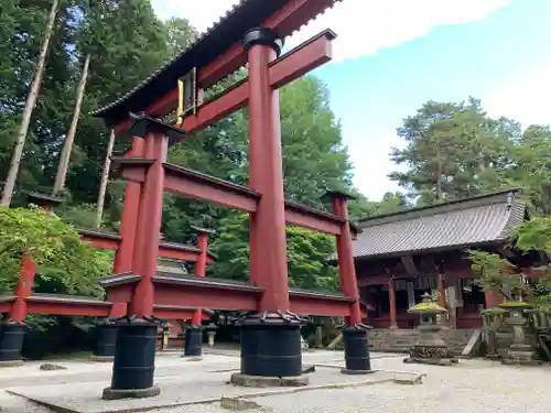 北口本宮冨士浅間神社の鳥居