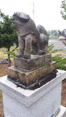 下宇莫別神社の狛犬