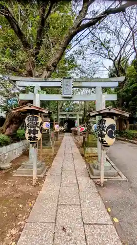 前原御嶽神社の鳥居