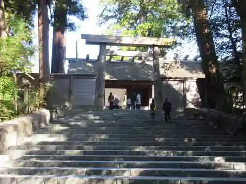 伊勢神宮内宮（皇大神宮）の鳥居