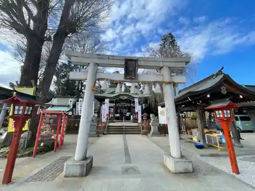 川越八幡宮の鳥居