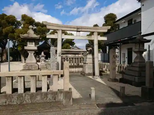 天神社（烏森天神社）の鳥居