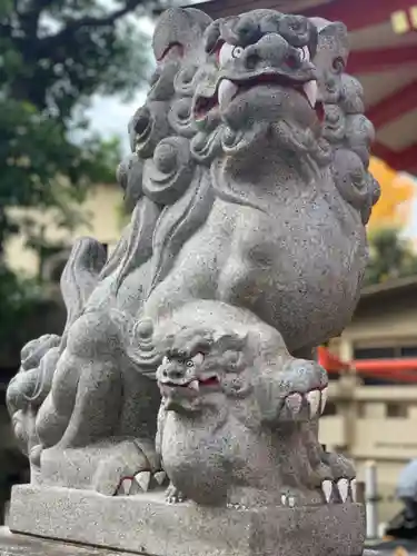 戸部杉山神社の狛犬