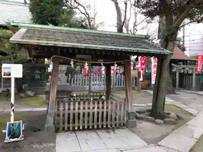 仲町氷川神社の手水舎