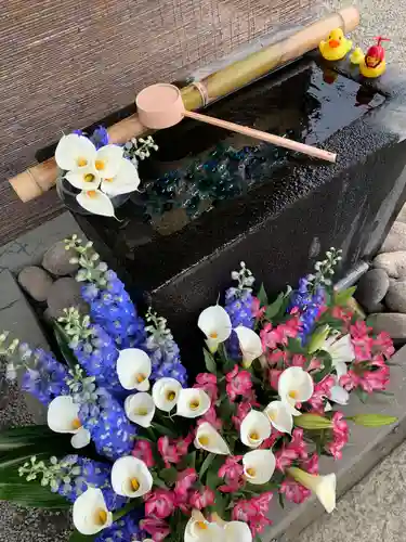 上尾御嶽神社の手水