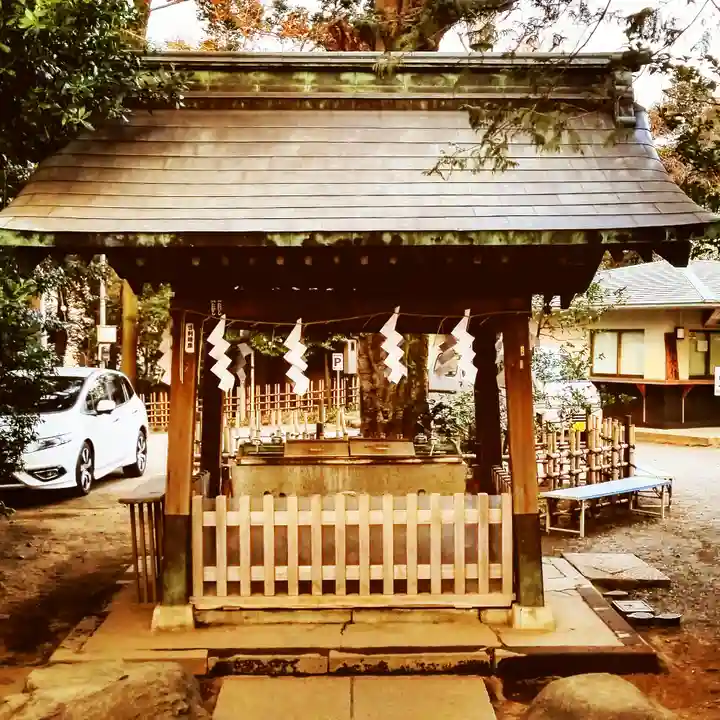 代々木八幡宮の手水舎