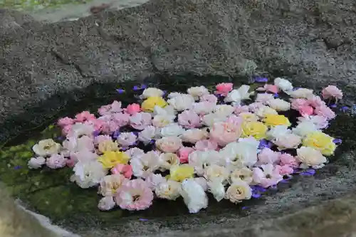 田村神社の手水