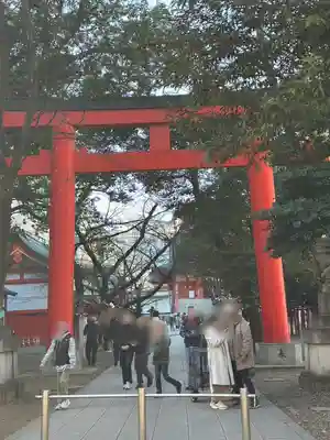 花園神社の鳥居