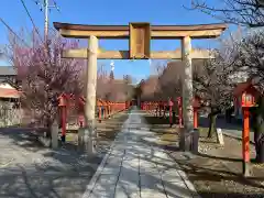 朝日森天満宮の鳥居