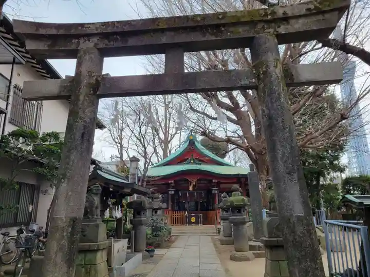 秋葉神社の鳥居
