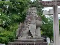 武田神社の狛犬