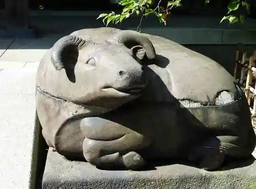 牛天神北野神社の狛犬