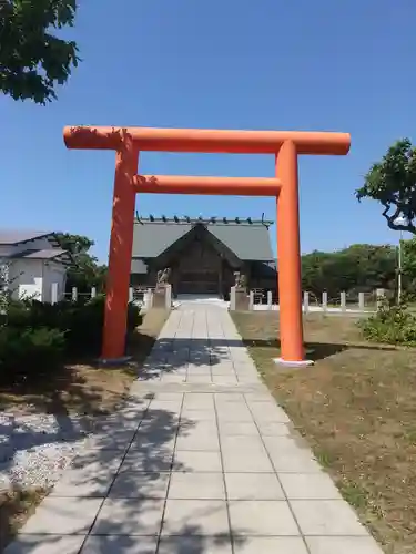 天塩厳島神社の鳥居