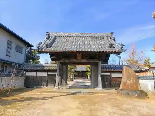 西岸寺の山門・神門