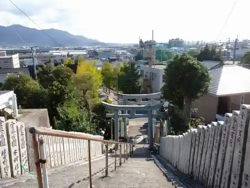 藤ノ木白山神社の鳥居