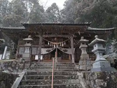 木幡山隠津島神社(二本松市)の本殿・本堂