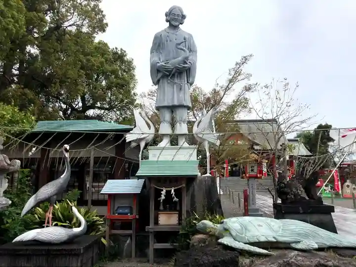 箱崎八幡神社の像