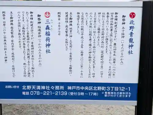 北野青龍神社／三森稲荷神社の{uncategorized: "未分類", other: "その他", undefined: "問題あり", building: "その他建物", grave: "お墓", sacred_gate: "鳥居", guardian: "狛犬", statue: "像", buddha: "仏像", history: "歴史", nature: "自然", garden: "庭園", animal: "動物", pagoda: "塔", temizu: "手水舎", mountain_gate: "山門・神門", sanctuary: "本殿・本堂", subordinate: "末社・摂社", art: "芸術", scenery: "景色", jizo: "地蔵", ema: "絵馬", goshuin: "御朱印", omikuji: "おみくじ", items: "授与品その他", amulet: "お守り", goshuincho: "御朱印帳", eats: "食事", festival: "お祭り", votive_dance: "神楽", shichigosan: "七五三参", wedding: "結婚式", experience: "体験その他", initially: "初詣", around: "周辺", anti_infection: "感染症対策"}