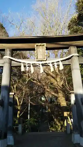 下総国三山　二宮神社の鳥居