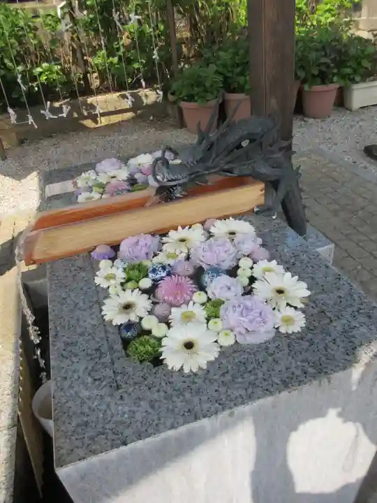 川越八幡宮の手水舎