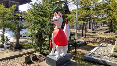 富良野神社の狛犬