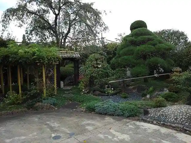 萬福寺の庭園