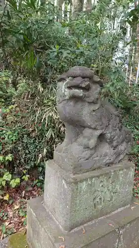大麻止乃豆乃天神社の狛犬
