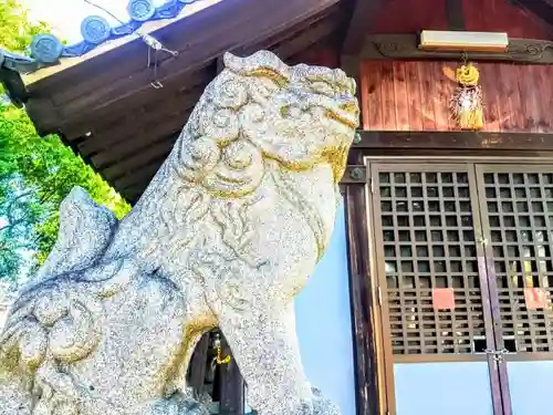 牛毛神社の狛犬